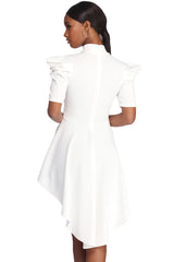 Poised In Peplum Top