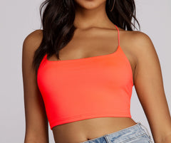 Strapped In Style Crop Top