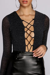 Climb The Lattice Front Bodysuit