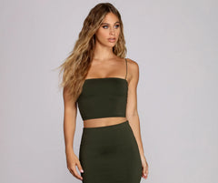 Simple Pleasures Spaghetti Strap Top