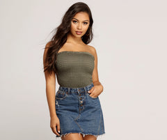 Smock It Up Tube Top