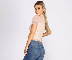 Sweet Intentions Smocked Top