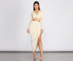 Heartbreaker Knot Twist Crop Top