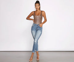 Wild Thing Animal Print Bodysuit