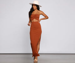 So Stunning Ruched Tube Top
