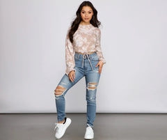 Draw To You Tie-Dye Crop Top