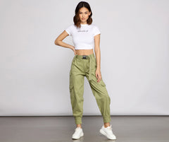 Spoiled Script Crop Top