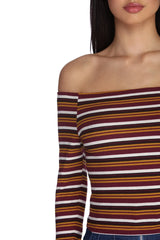 All That Stripe Crop Top
