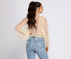 Effortlessly Chic Sheer Top