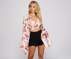 Pretty In Paradise Crop Top