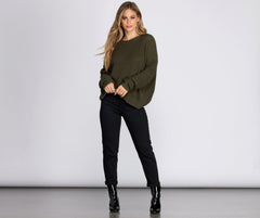 Knot Thinking About You Sweater