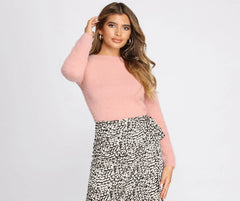 Bat Those Lashes Crop Top