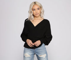 Cozy And Casual Peplum Sweater