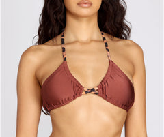 Stay Wild Bikini Top