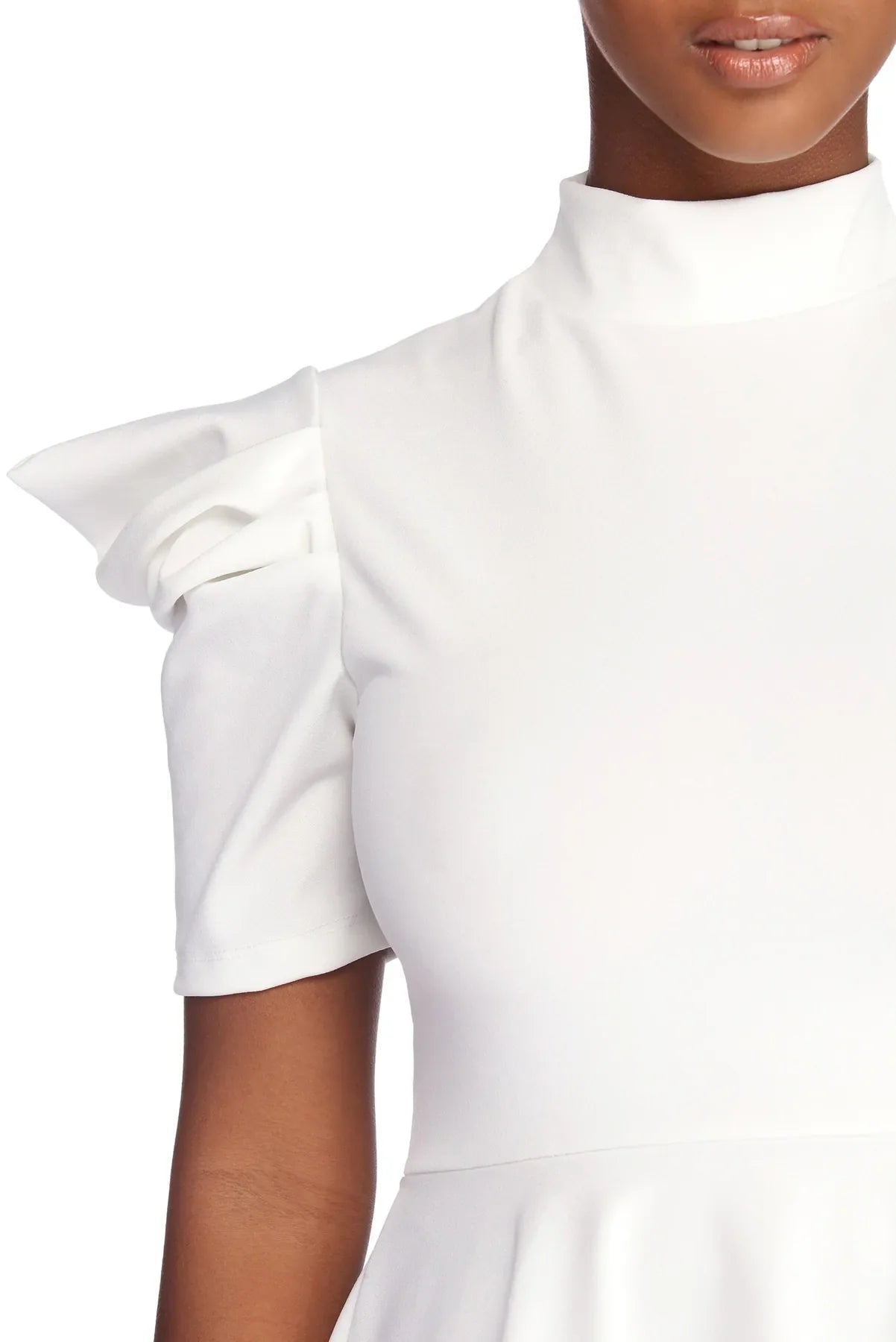 Poised In Peplum Top