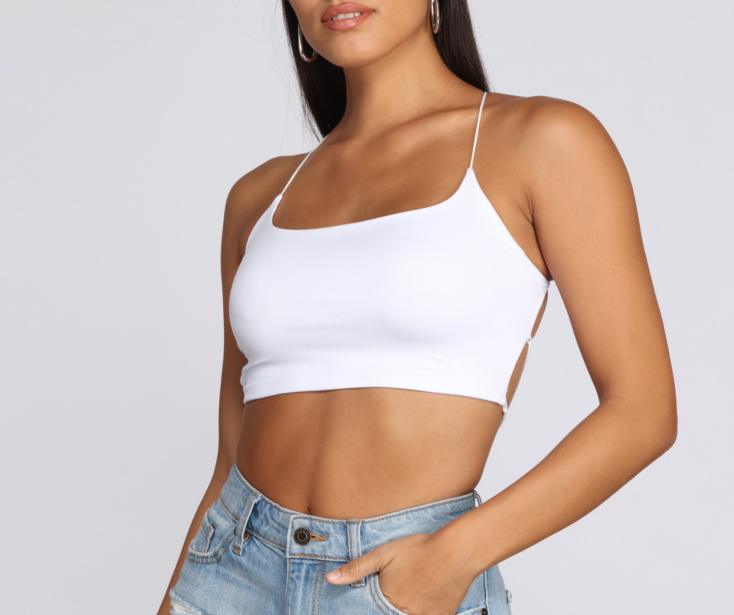 Strapped In Style Crop Top