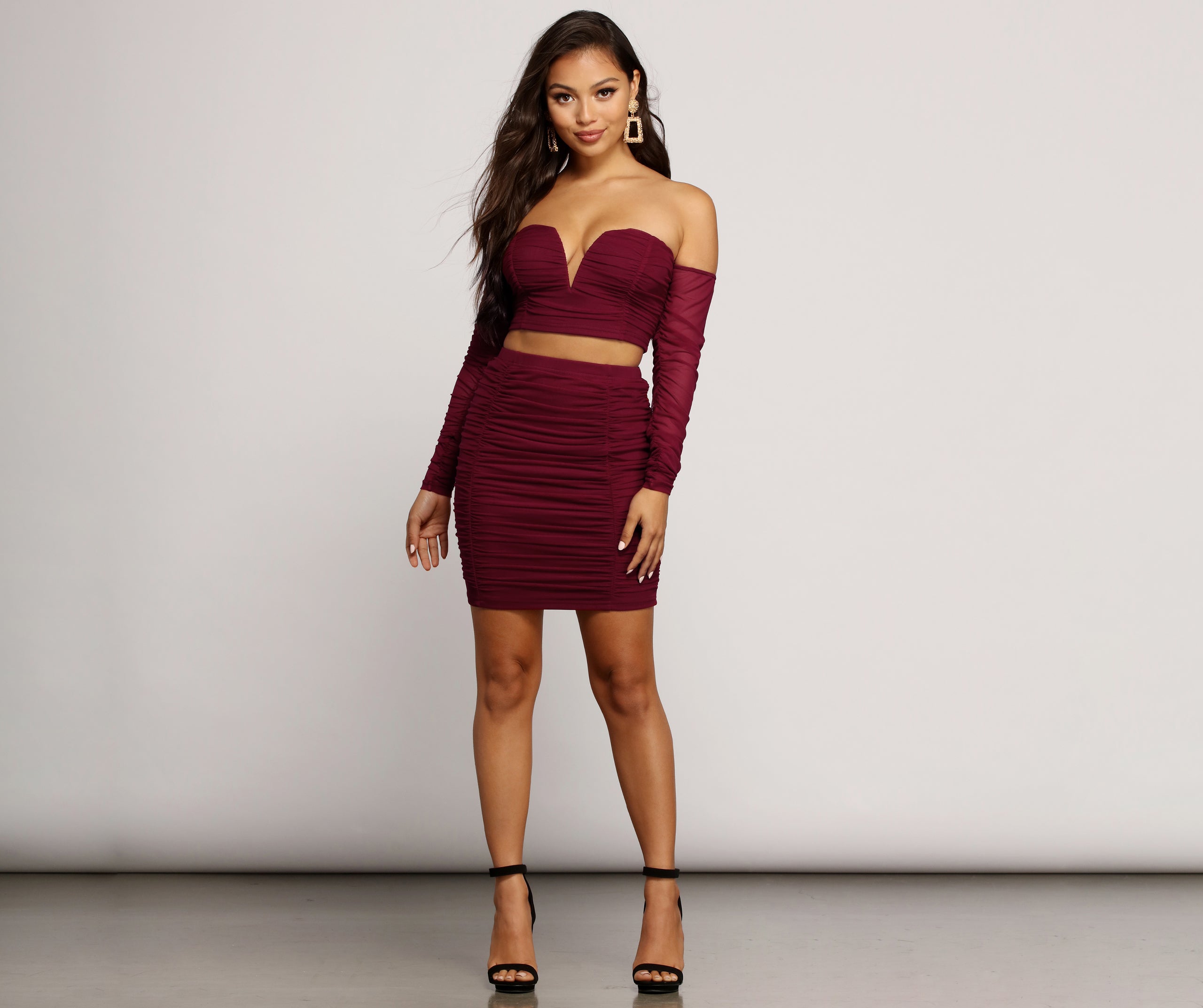 Romantically Ruched Crop Top