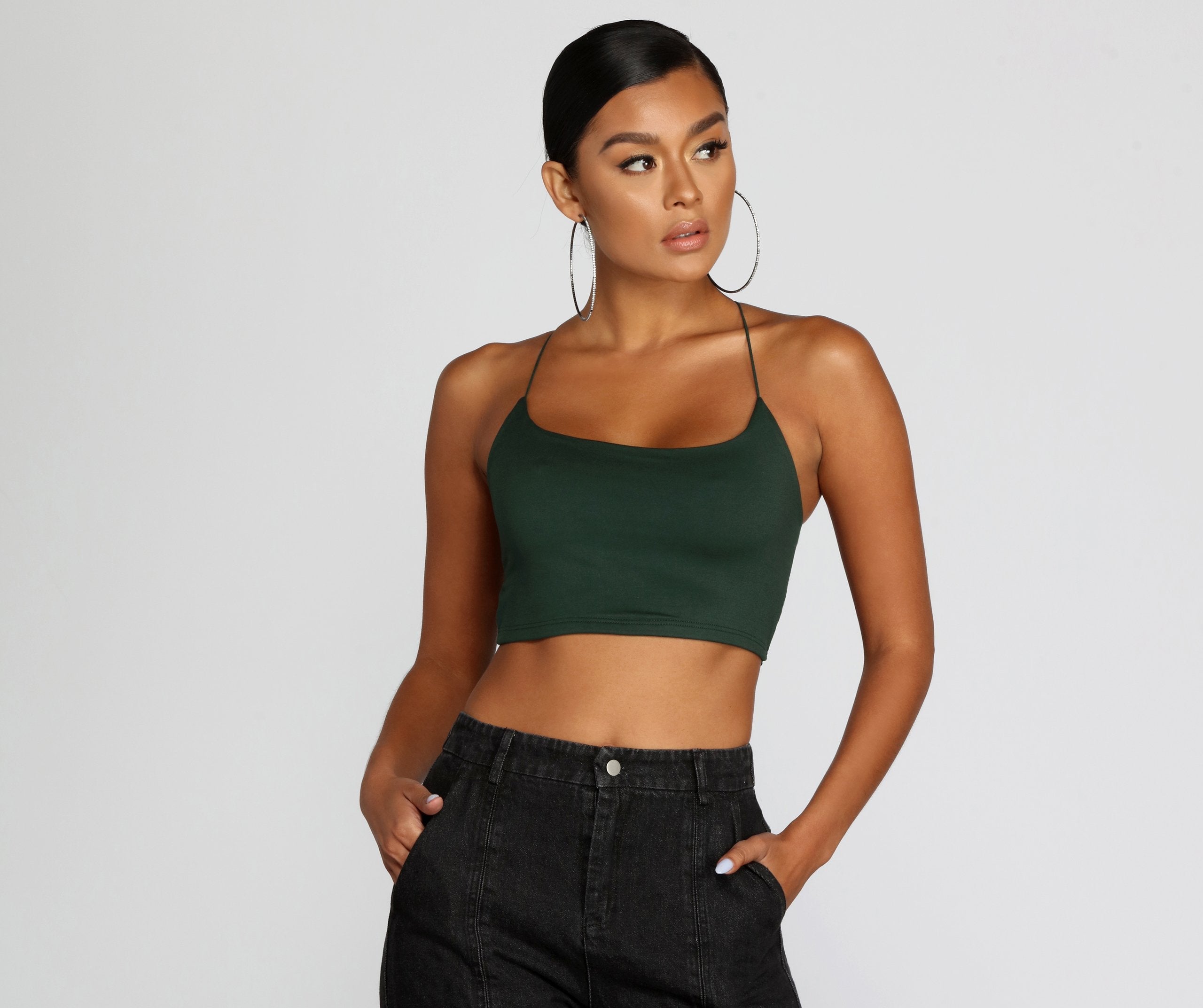 Strapped In Style Crop Top