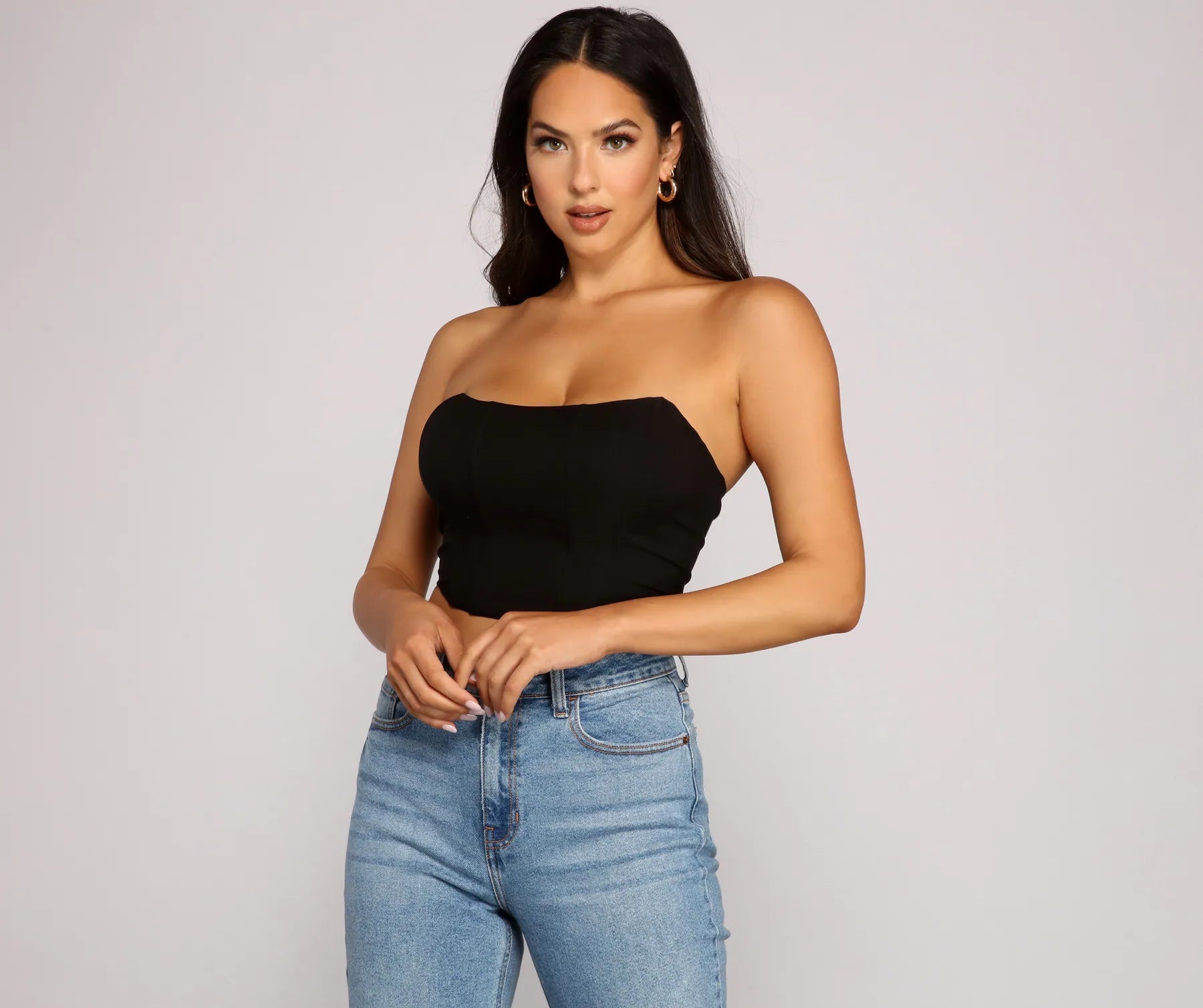 Bold And Glam Cropped Bustier