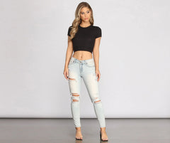 Tied to Basics Cropped Top