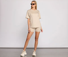 Feeling Basic Crew Neck Tee