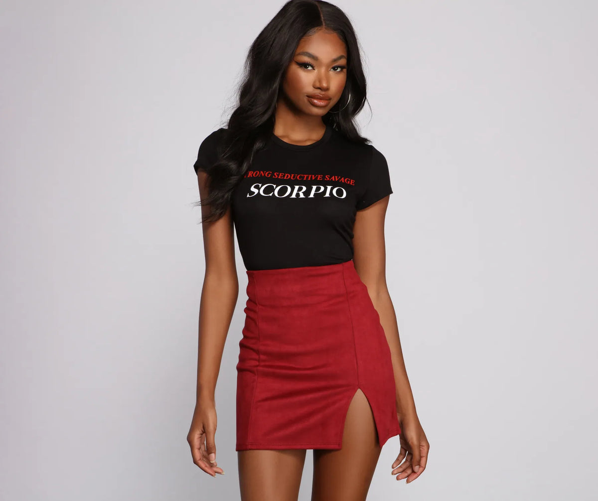 Scorpio Babe Graphic Tee Shirt