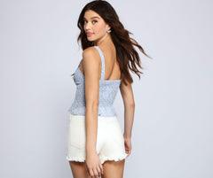 Pepped For Florals Gauze Top