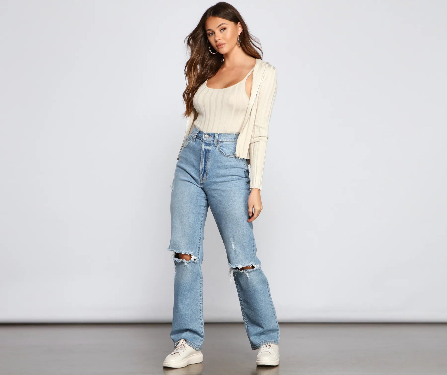 Keeping Knit Real Ribbed Knit Cardigan