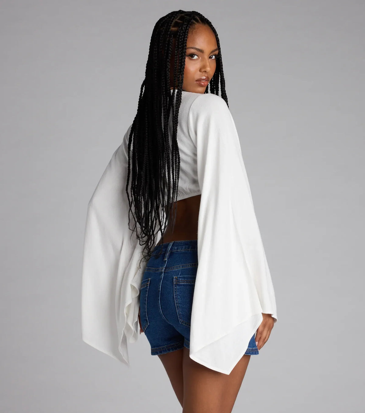Meet For Golden Hour Tie-Front Top